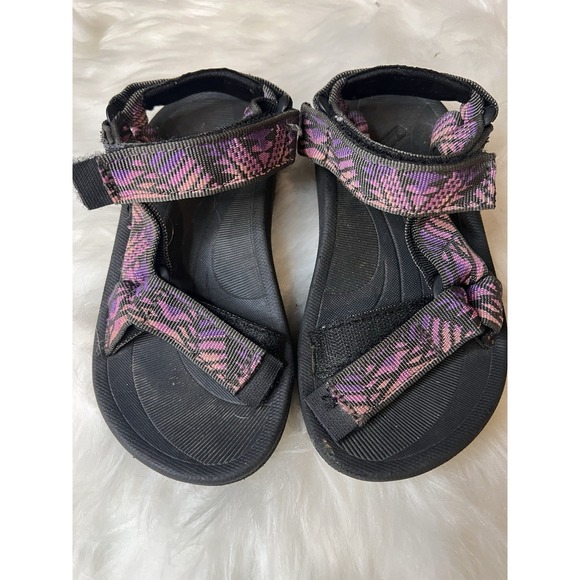 Teva Hurricane XLT Kids Sandals Youth 12 Purple Pink Trail Water Hiking Sport - Picture 6 of 6